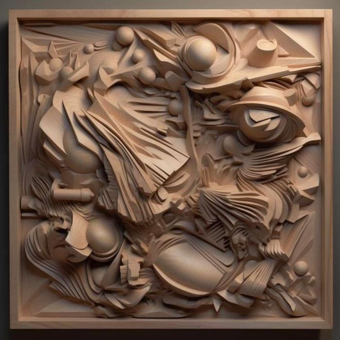 نموذج ثلاثي الأبعاد لآلة CNC 3D Art 